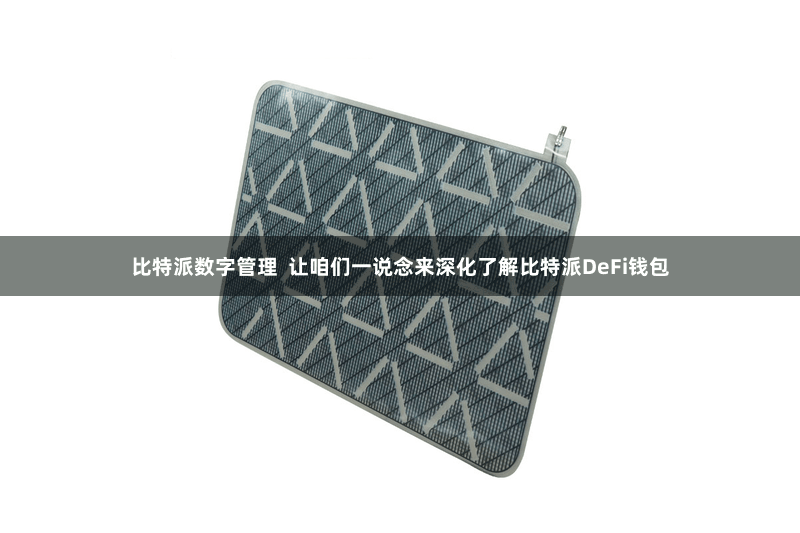 比特派数字管理  让咱们一说念来深化了解比特派DeFi钱包